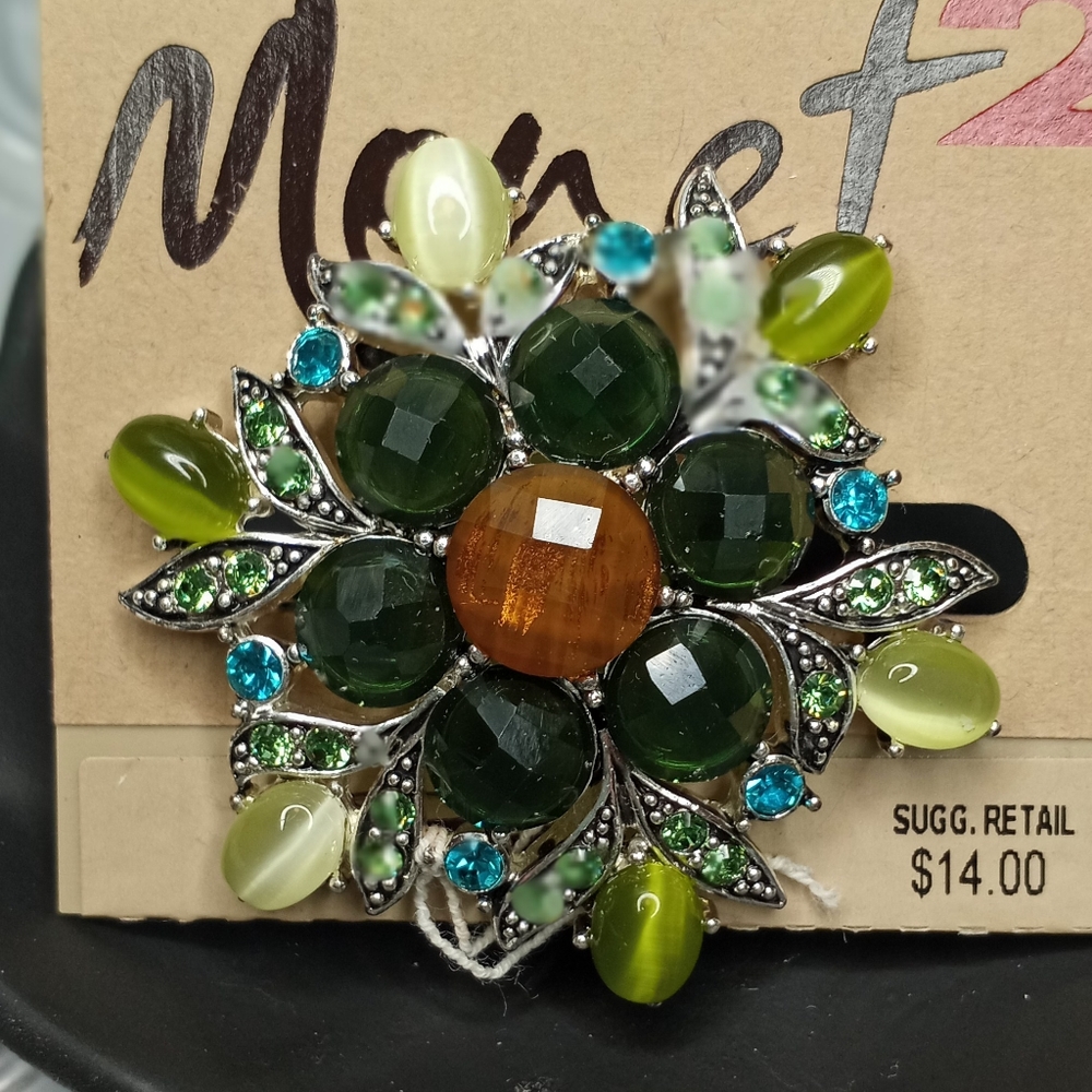 Vintage Green Lapel Pin